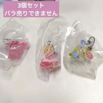 느긋한 메지루시 액세서리 3개 우사하나 마론 리본