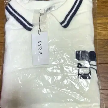 EVRIS 원 포인트 폴로 니트탑