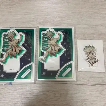 Dr.STONE 100엔샵 아크릴 스탠드 센쿠 세트