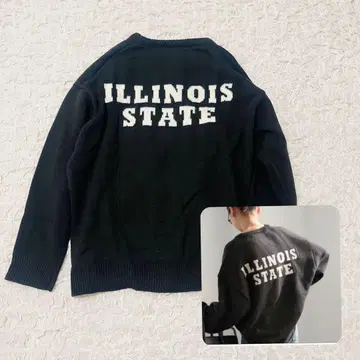 [새상품급] 저널 스탠다드 리룸 로고 자카드 니트 풀오버 블랙