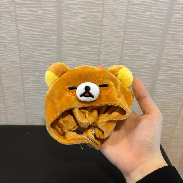 리락쿠마 고양이 모자 응원봉 인형