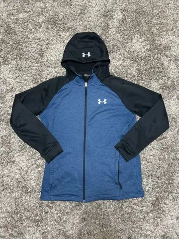 Under Armour 후드 부착 후드티 M 네이비/블랙