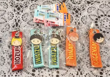 하이큐 아크릴 참 포함 네임택 세트