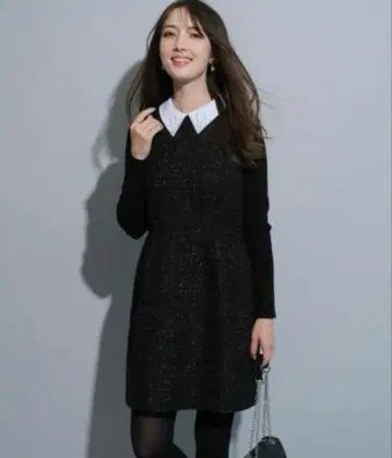 앱와이어 트위드 코쿤 미니 원피스 마이 스트라다 저스길리티