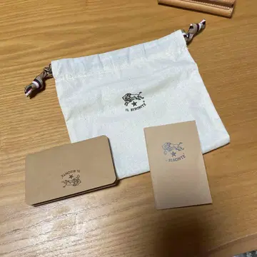 IL BISONTE 이단 접이식 지갑 베이지