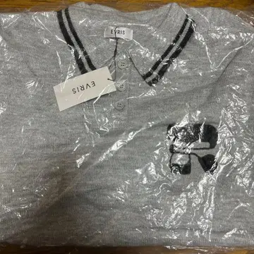 EVRIS 원 포인트 폴로 니트탑