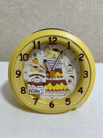 [ Sanrio ] 폼폼푸딩 자명종 시계 25주년
