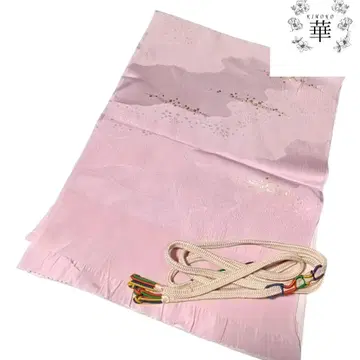 신 7 화 오비 장식 천 허리띠 세트 핑크 그라데이션
