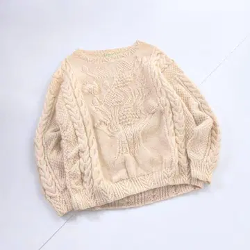 아일랜드제 보타니컬 피셔맨 니트 A4