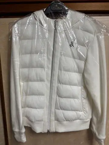 and per se 화이트 M 후드 부착 자켓