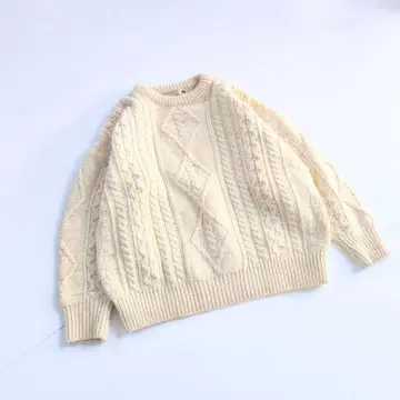 아일랜드제 피셔맨 니트 아란 니트 A9 짧은 기장