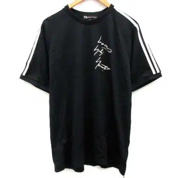 Y-3 블랙 스트라이프 셔츠