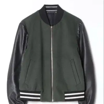 폴스미스 바시티 자켓 가죽 자켓 멀티 스트라이프