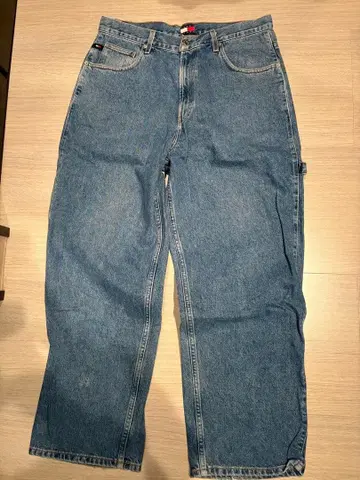 80's TOMMY JEANS 와이드 배기 데님 vintage