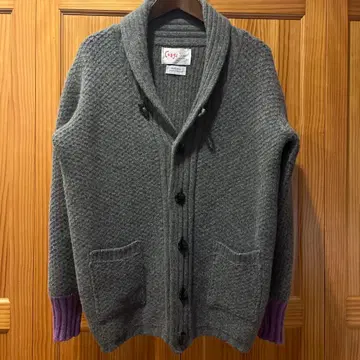 Corgi 코기 울 숄카라 가디건 UK제 두꺼운 원단