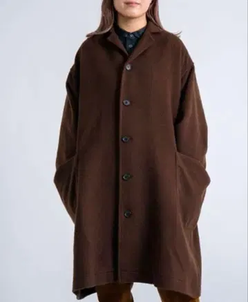 BASISBROEK 브라운 롱 코트 FREAK'S STORE