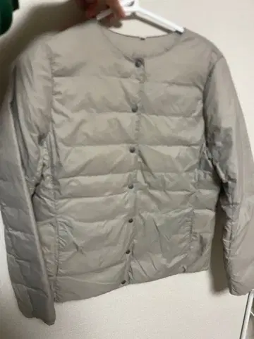 무인양품 다운 자켓 단추식