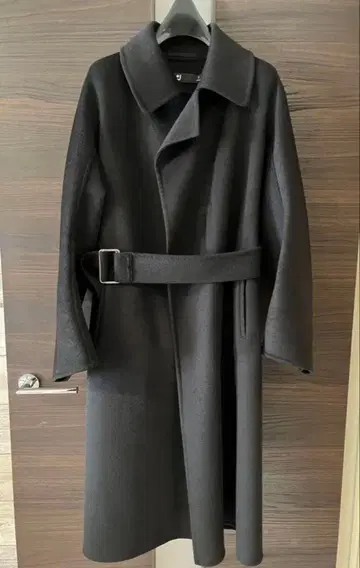 +J 캐시미어 브렌트 랩 롱 코트