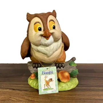 [ 컨디션 최상 ] 밤비 올빼미 디즈니 카토 코게 정원 동상