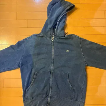 LACOSTE 파랑 후드 부착 후드티