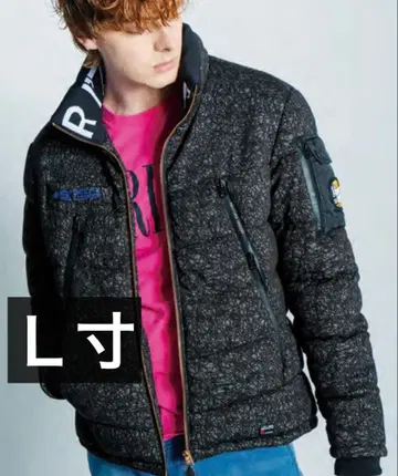 아이즈프론티어 9750 파이버 다운 방한 자켓 L 사이즈 버크 블랙