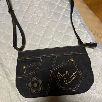 Mary Quant 데님풍 숄더백