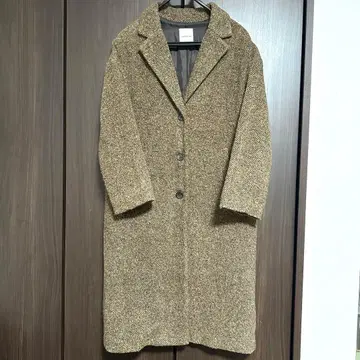 LEPSIM 롱 코트 브라운