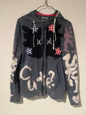 Reebok 그레이 집업 후드티