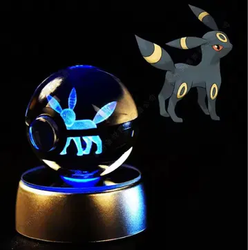 포켓몬 블래키 크리스탈 피규어 LED 포함