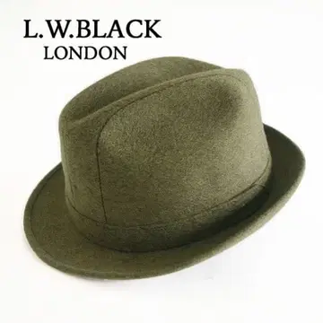 빈티지 L.W.BLACK LONDON 남성용 햇 미사용