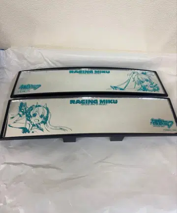 와이드 미러 하츠네 미쿠 레이싱 미쿠 백미러 2개 세트