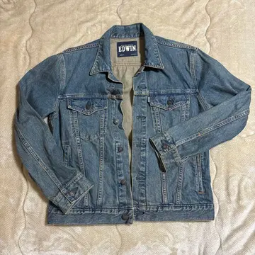 [ 새상품급 ] EDWIN 사이즈M 인디고 데님 자켓