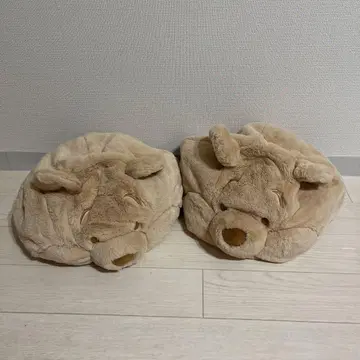 디즈니 푸우 팬캡 모자 베이지