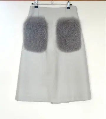 ADORE 라이트 그레이 스커트