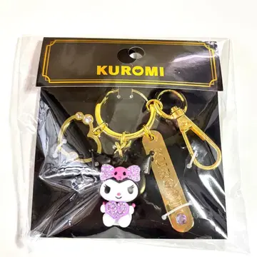 산리오 sanrio 쿠로미 스톤 부착 입체 키링