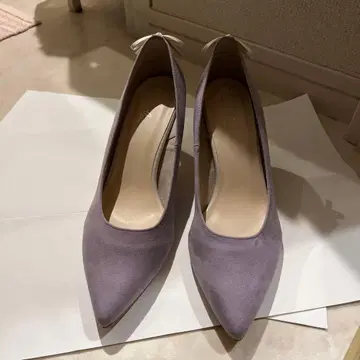 Launalea 라벤더 스틸레토 백리본