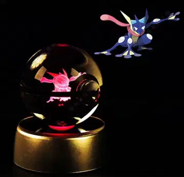 포켓몬 게코가 크리스탈 피규어 LED 포함
