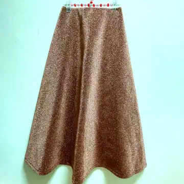 eimee law 라메 플레어 스커트 핑크 브라운 에이미 로우