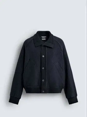 리브 옷깃 절개 자켓 ZARA s 사이즈