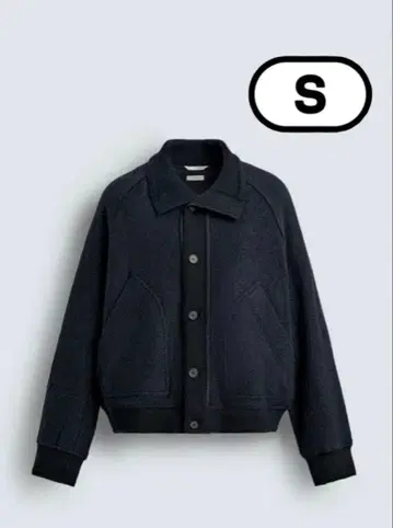 리브 옷깃 절개 자켓 ZARA s 사이즈