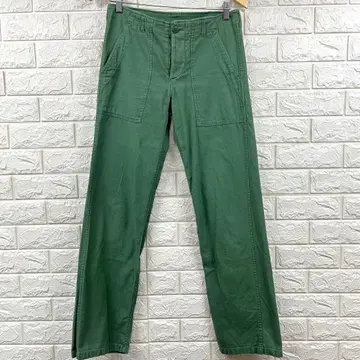 YMCLKY 베이커 팬츠 퍼티 USARMY 코튼 새틴 w30