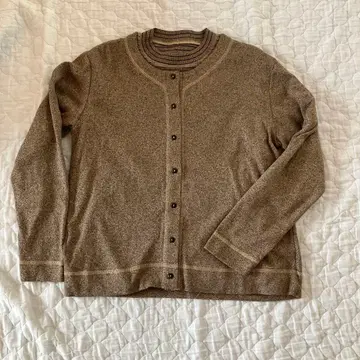 앙상블 7부 소매 티셔츠와 긴팔 가디건