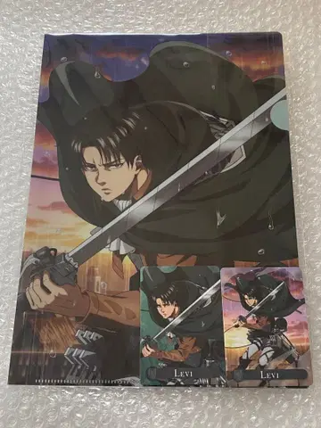 진격의 거인 HICUL 포토 카드 포함 클리어 파일 리바이