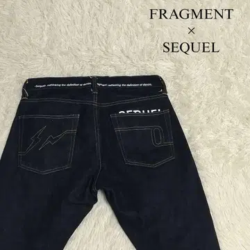[ 레어 ] FRAGMENT x SEQUEL DENIM PANTS
