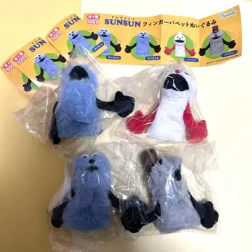 퍼펫 순순 핑거 퍼펫 봉제 인형 전 4종 컴플리트 세트