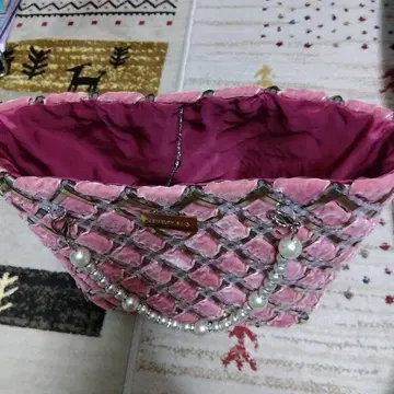 주얼리백 핑크 토트백