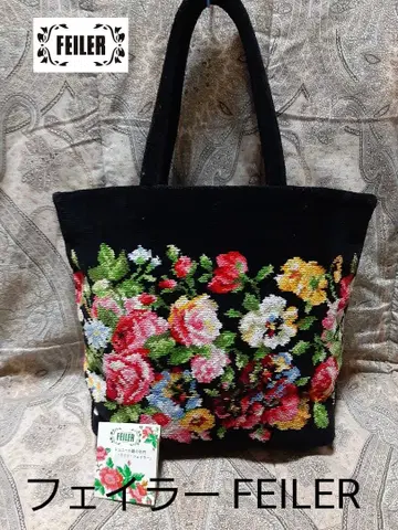 페이러 FEILER 꽃무늬 슈니엘 토트백