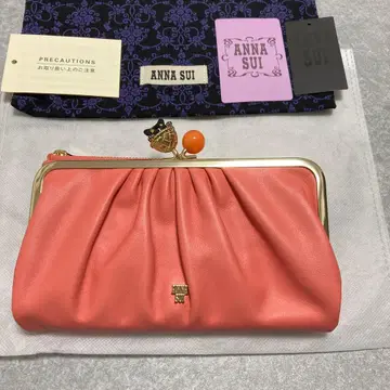 새상품 안나수이 ANNA SUI 인더바스켓 외지퍼 장지갑