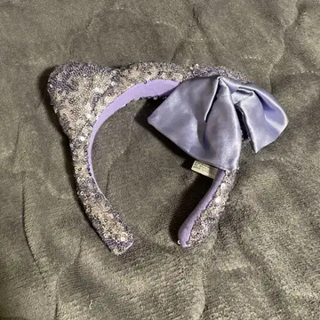 USJ 키티 스팽글 머리띠 보라색