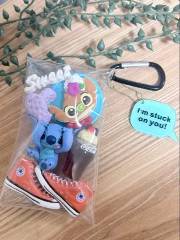 가챠 파우치 스티치 & converse